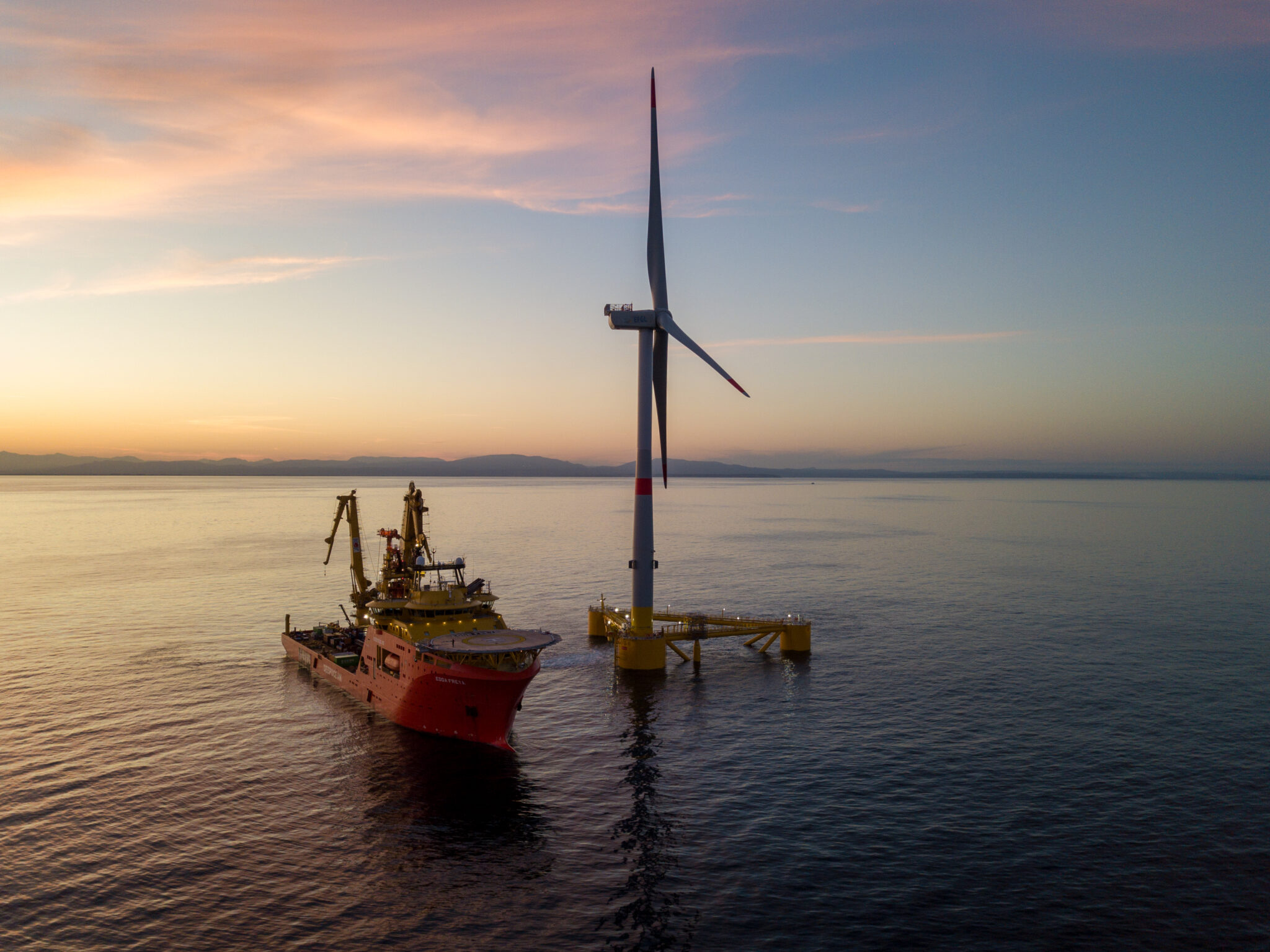 Projet Ferme Eolienne flottante marine au Golfe du Lion